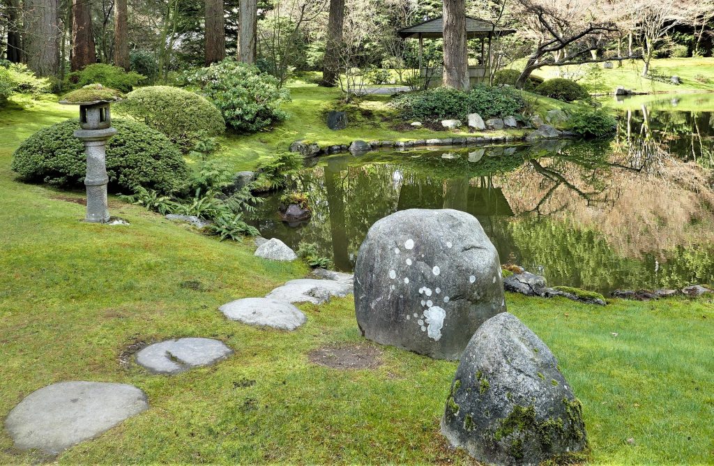 pas japonais jardin